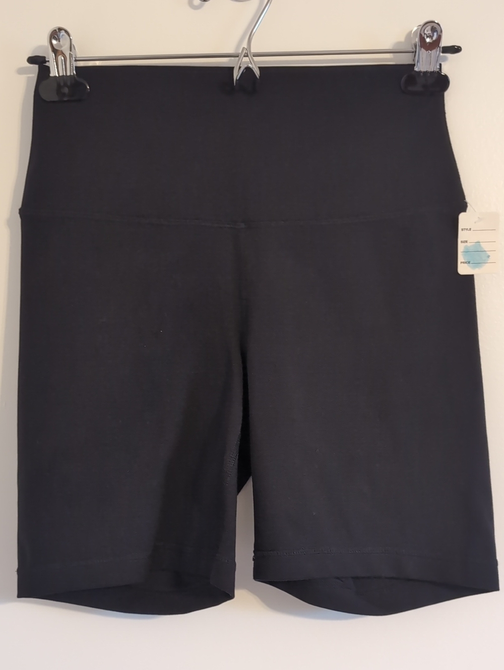 Yogalicious Black High-Waist Bike Shorts